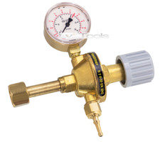 RIDUTTORE DI PRESSIONE BOMBOLA SALDATRICI CO2 RICARICABILE 1 MANOMETRO