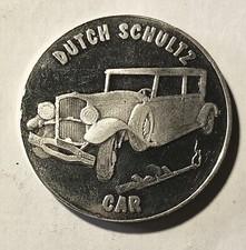 USA - Medaglia Argento 999 Fine Silver gr.18,5 ASW 30mm. Dutch Schultz Car .