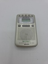 SONY SRF-M806 Portable Personal Pocket FM/AM Radio - Silver usata