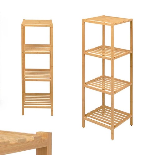 Scaffale legno bambù - scaffale,