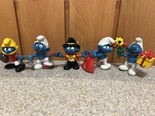 Vintage 1981 5 Puffi Torero