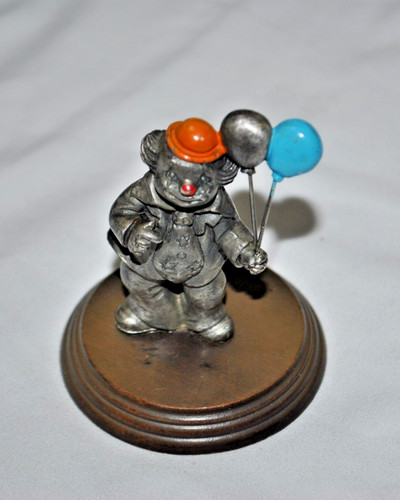 Clown hobo vintage peltro - vintage, in