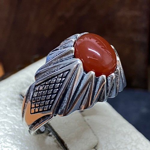 Anello uomo vintage argento - anello,