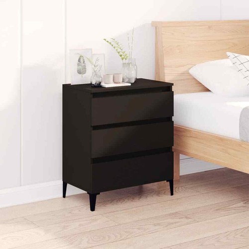 Vidaxl credenza nero 60x35x70 - credenza,