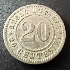 Regno 1894 Umberto I: 20 Centesimi 