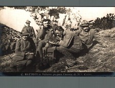 Trento Vallarsa  Battisti prepara azione M. Corno Alpini F. piccolo non spedita