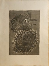 Nunzio Gulino, Acquaforte  Su Carta, 1963, Foglio 45,9x32 Cm.