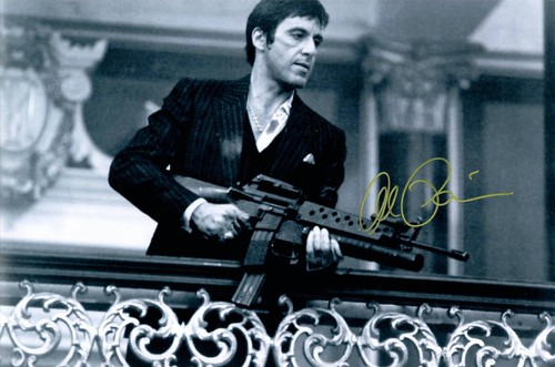 Pacino scarface signed - pacino,
