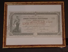 BUONO POSTALE FRUTTIFERO - LIRE DIECIMILA - 1949