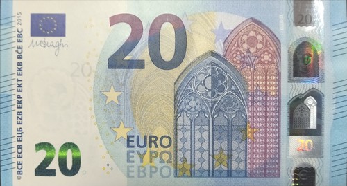 Banconota euro draghi - 20,