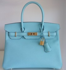 Borsa Hermes Birkin 30 blu