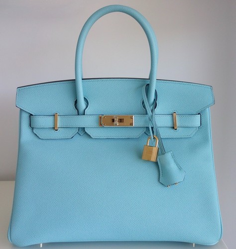 Borsa hermes birkin blu - birkin, 30