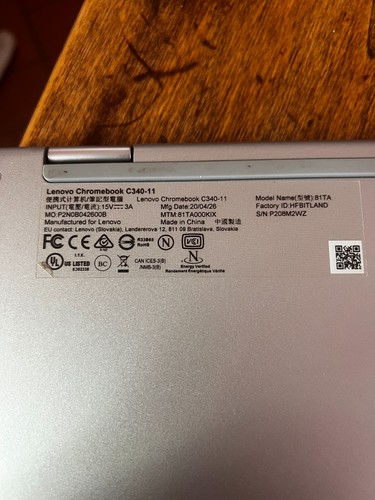 Lenovo chromebook c340 - chromebook, c340-11