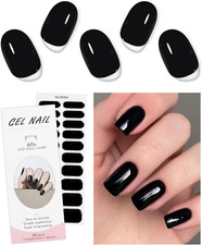 Unghie Gel Adesive Nero Gel