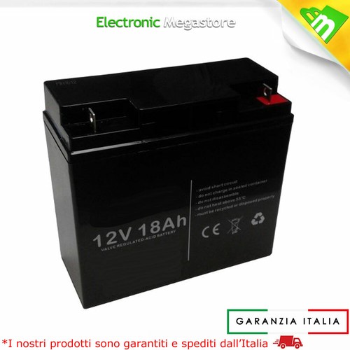 Batteria 12v 18a piombo gel - 12v,