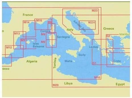Imray carta nautica sicilia - carta,