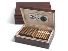 BOX SCATOLA UMIDIFICATA PORTASIGARI CASE EGOIST KIT HUMIDOR 25 CIGARS JK00170