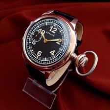 Zenith orologio svizzero vintage matrimonio militare uomo orologio da polso revisionato