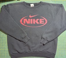 Felpa Nike vintage nera rossa