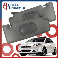 Aletta Parasole Fiat Bravo Dal 2007 Pattina Coppia SX + DX Con Tasca E Specchio