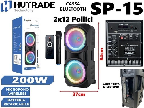 Cassa amplificata 200w - cassa,