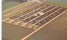 Alamo Texas Morningside Travel Park Trailer Park Aerial View Postcard AA66503