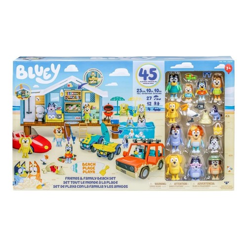 Bluey beach cabin playset 45 - beach,