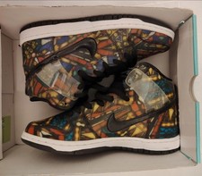 NIKE SB VITRAIL DUNK HIGH PREMIUM CONCEPT ZISE VETRO COLORATO US9 EU42,5 UK8