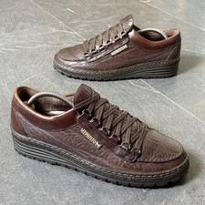 Trampolini Mephisto UK8.5 / US9 in pelle marrone casual incrociatore Oi Polloi castagno