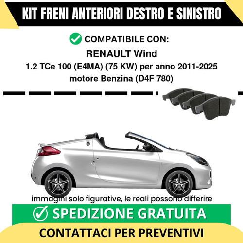Pastiglie freno anteriori per - pastiglie,