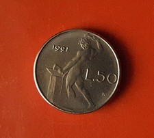 50 LIRE 1991 ERRORE - SENZA IL