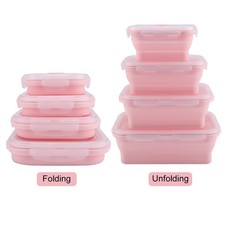 Portable Silicone Lunch Box