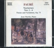 FAURé - NOCTURNES 1-6 - CD