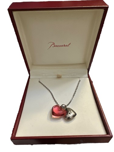 Collana doppio cuore - , baccarat