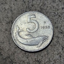 ITALY 🇮🇹 FIVE (5) LIRE
