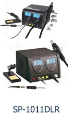 Stazione a getto d'aria calda; con saldatore, digitale, regolabile 160÷480°C