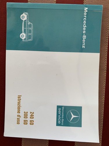 Uso manutenzione mercedes g - manutenzione,