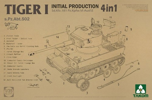 Takom tiger initial prod 4 - initial, prod.4
