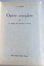 Opere complete 3 III - Vladimir Lenin Editori Riuniti - 1955 comunismo politica