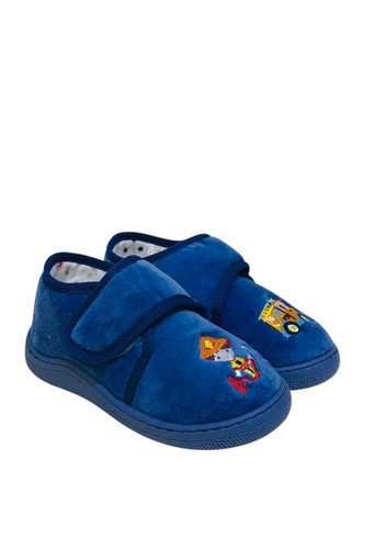 Pas blu stampato velluto - pas,,