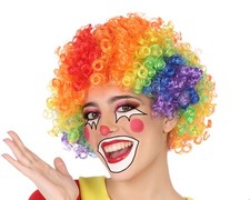 Parrucca clown arlecchino - parrucca,
