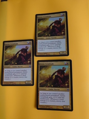 Grixis grimblade zombie - grimblade, x3