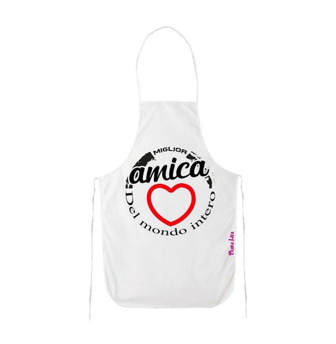 Grembiule bianco cucina - grembiule,