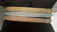 bracciale tricolore acciaio