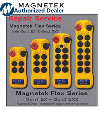 Servizi Riparazione Radio Telecomando Trasmettitore Magnetek Flex 4EX2 6EX2 8EX2