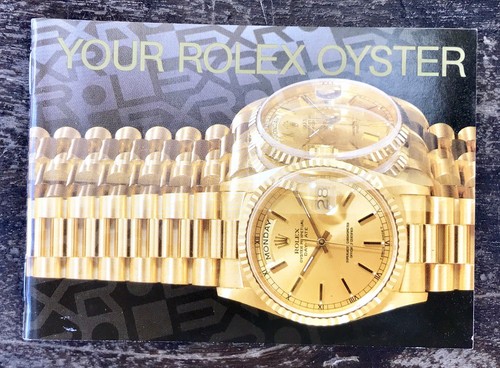 Rolex oyster 1994 booklet - oyster,