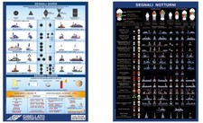 TABELLA SEGNALI VISIVI DIURNI/NOTTURNI COLREG72 NEW REGOLAMENTO ABBORDI IN MARE