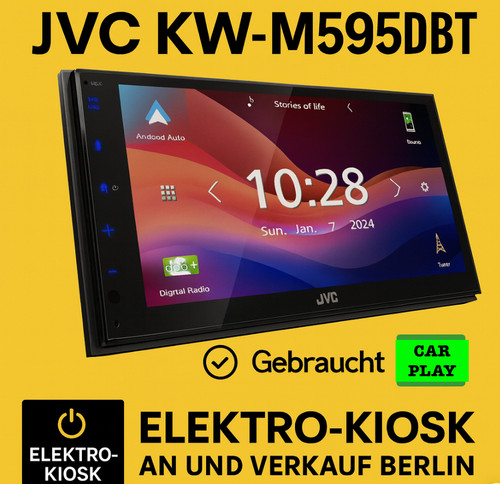 Jvc m595dbt doppio din - kw-m595dbt,