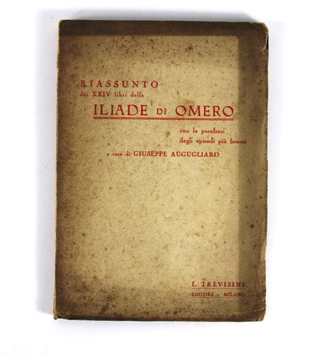 Iliade omero riassunto - di, e