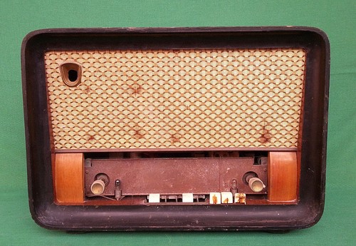 Vecchia radio valvole - vecchia,